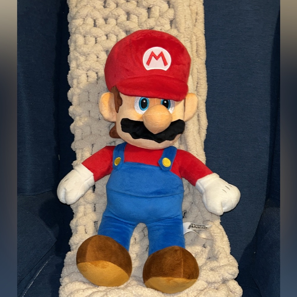 SUPER MARIO World of Nintendo BROS 20" LARGE PLUSH TOY